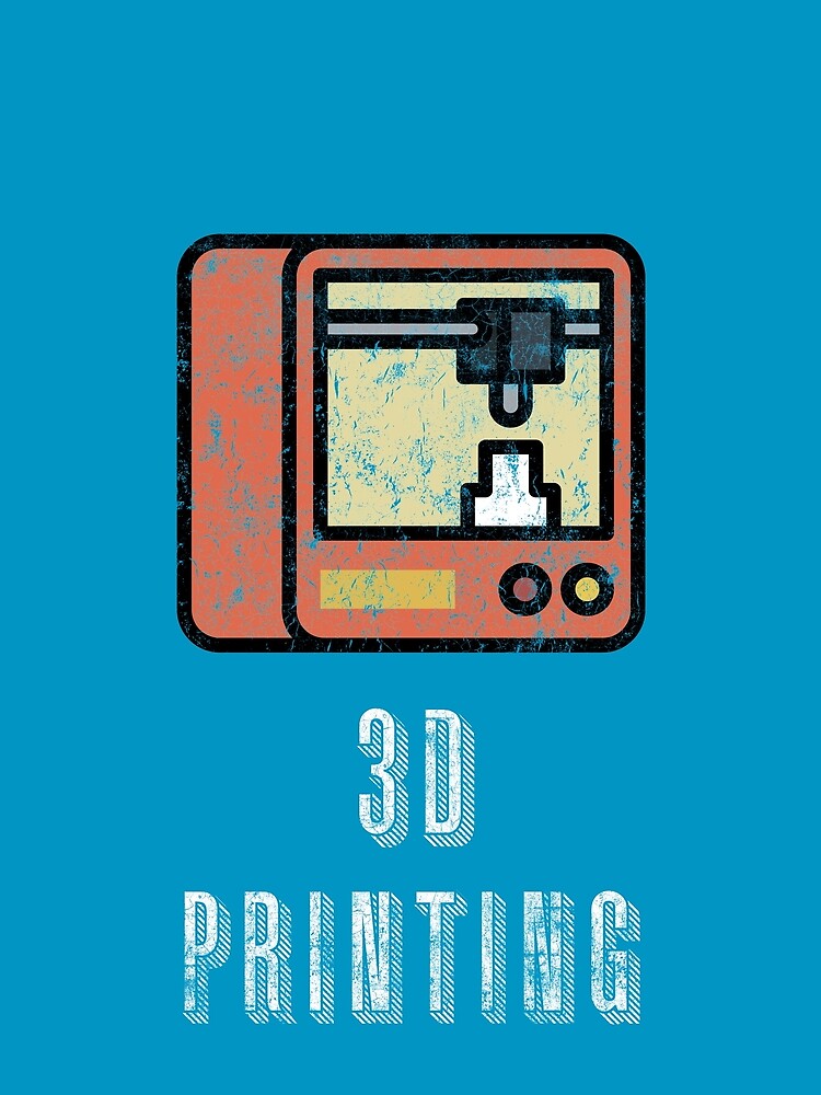 Vintage 3D Printing - 3D Printer by vladocar