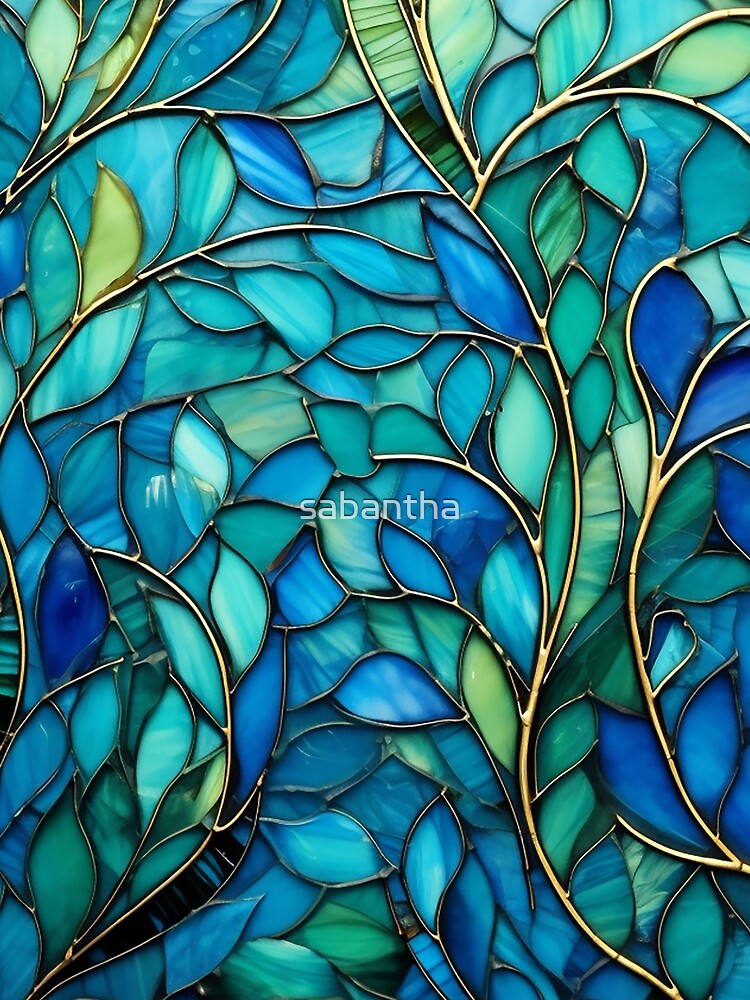 Egandio - Mosaic Egyptian Blue (3/4) by sabantha