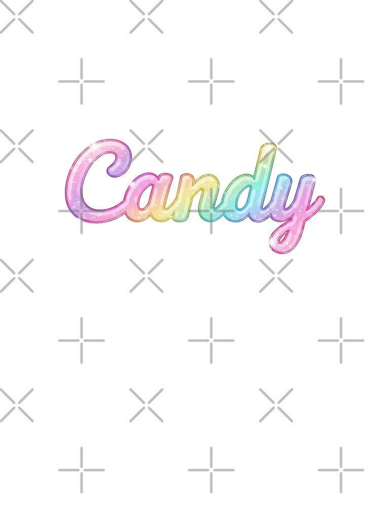 Candy 3D gradient sparkle colorful pastel design by Monocromo Shop