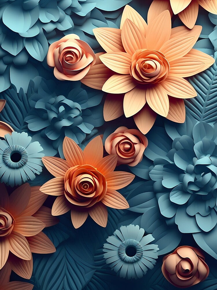 Beautiful 3D floral Graphics - 4 by Maddie4Real