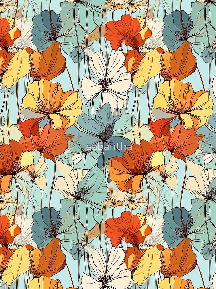 Ibaria - Summer Flowers Pattern (1/4) by sabantha