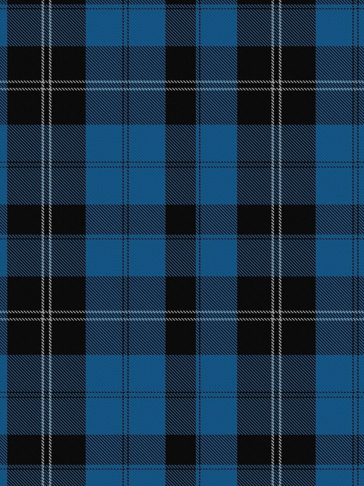 Blue Clan Ramsay Hunting Tartan Plaid Pattern by Whimsydesigns