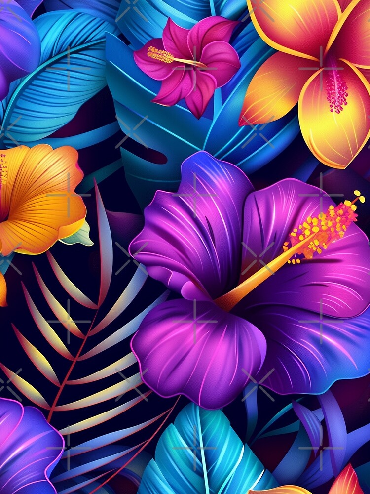 Océano - Tropical Flower Explosion by Oceano-Beach