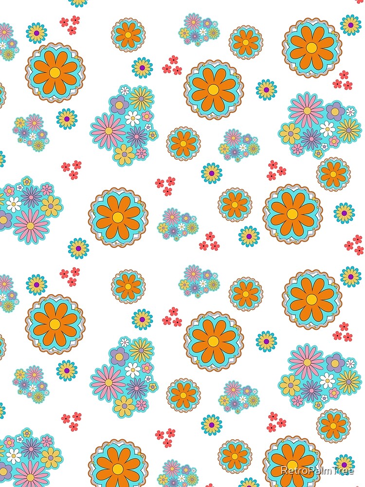 Retro Flower Pop by RetroPalmTree Unisex