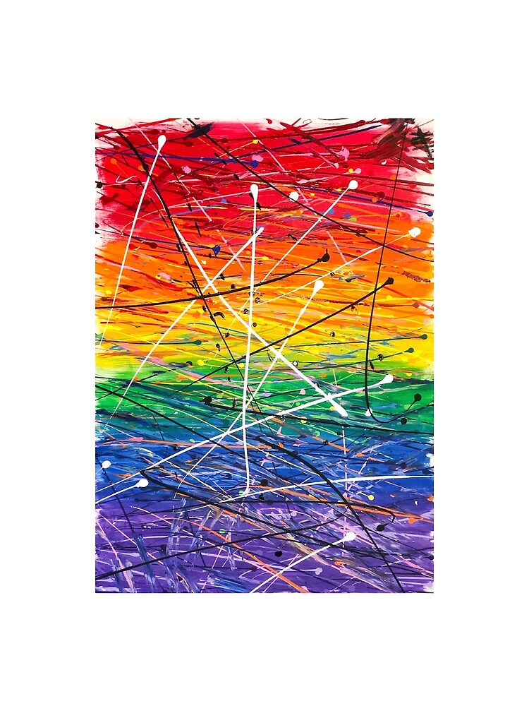 Rainbow Splatter by AHbyDesign Unisex