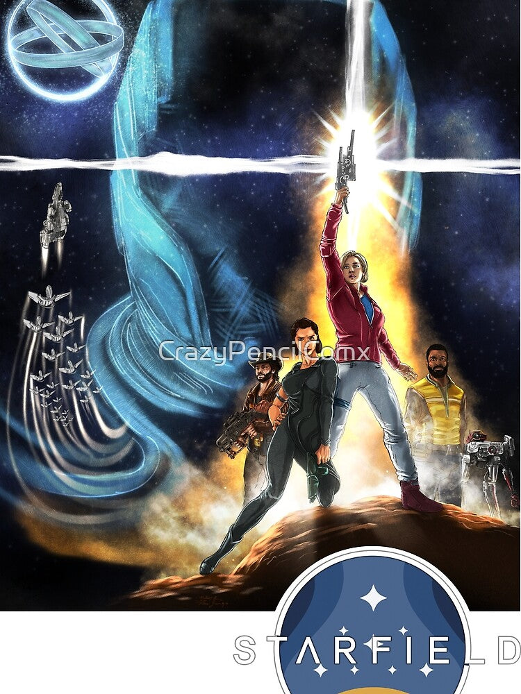 STARFIELD STYLE A POSTER by CrazyPencilComx Unisex