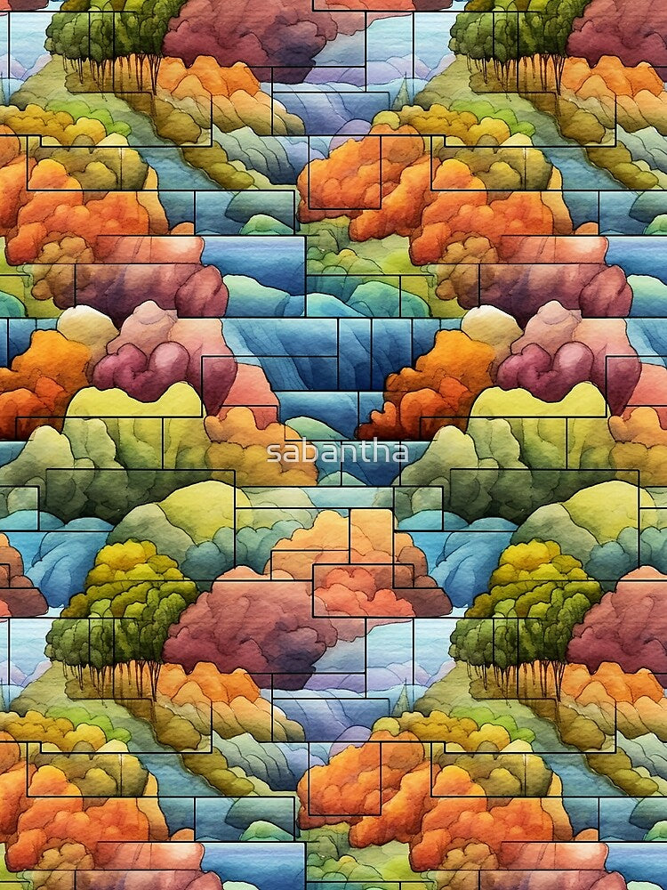 Cithorya - Tiled landscape (6/8) by sabantha