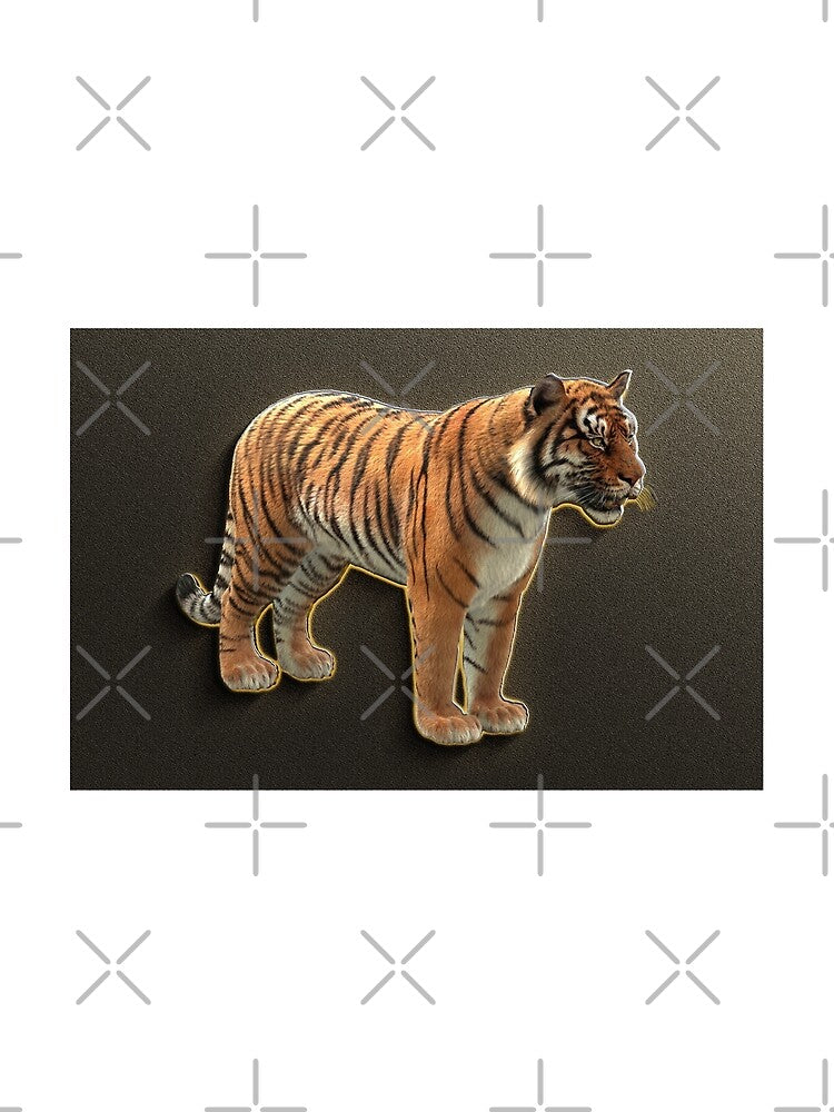 Tiger 3d rendering art by KARTICK DUTTA