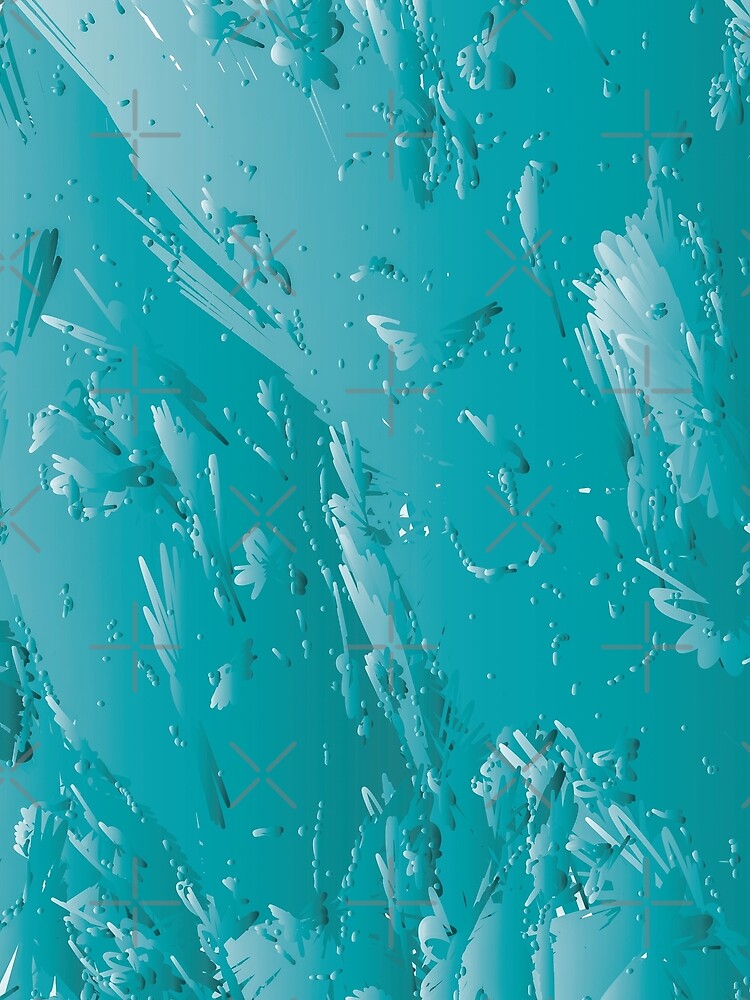 Crazy All Over Blue Abstract Design by aventi24