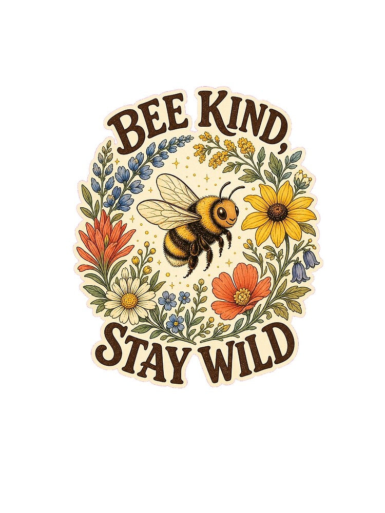 Bee Kind, Stay Wild by sabily