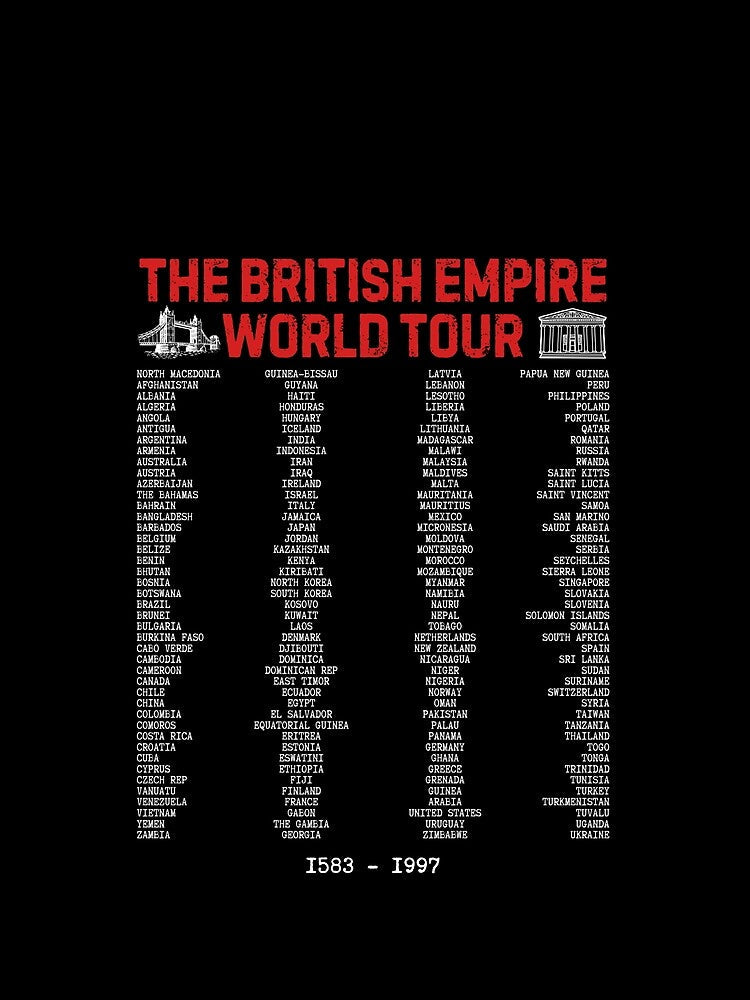 British Empire World Tour by WartimeTShirts Unisex