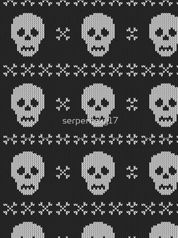 Knit Skull Pattern by SerpentSkyArts