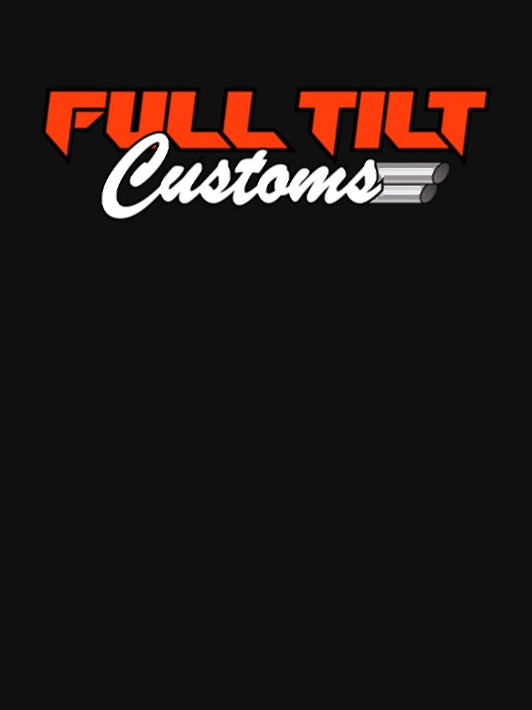Full tilt customs logo classic t shirt by treatmentt7598