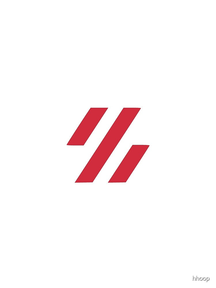 Voron Classic Red Negative Logo by hhoop