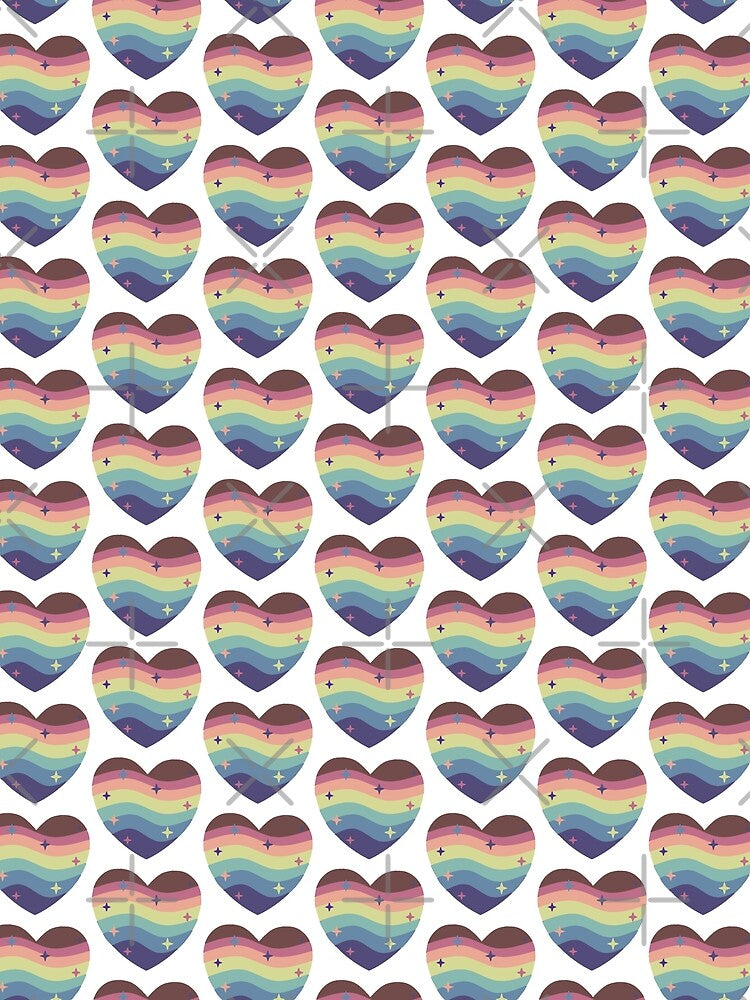 Basic Plural Pride Heart by MagicFolfMarket Unisex