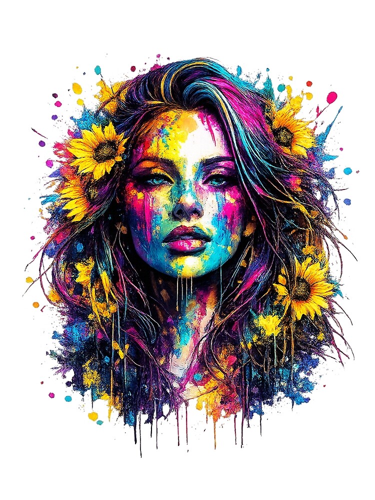 Vibrant Artistic Portrait – Modern and Colorful Illustration by Vapeshop172025