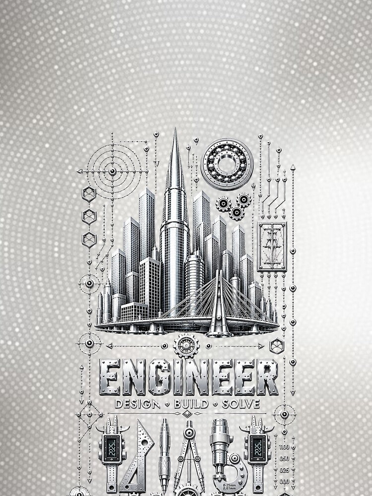 Engineer Titanium Silver – Design Build Solve by HO•Designs