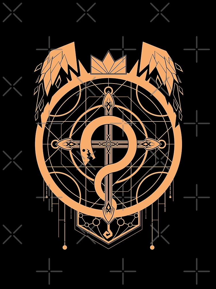 Gilded Cross of Alchemy by Icewreath