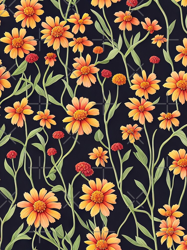 Beautiful flowers pattern by Purple-Horizon