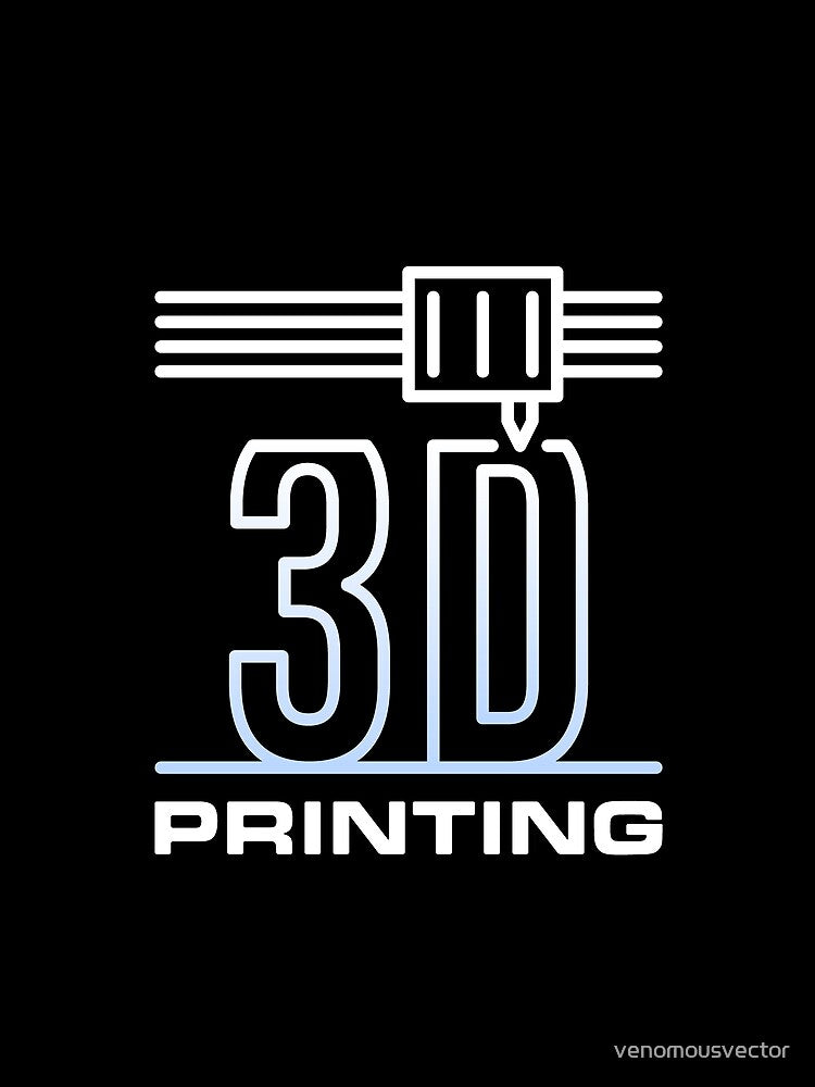 3D Printing nozzle and filament - I Love 3D Printers by venomousvector