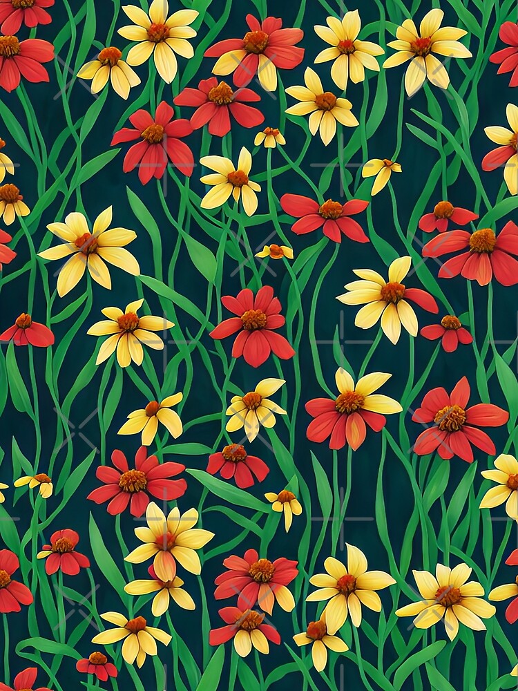 Flowers pattern by Purple-Horizon