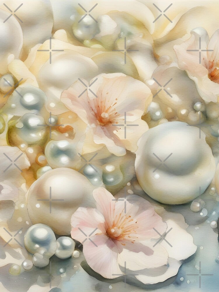 Pearls, Flowers and Waters by CalmnessbyChoice Unisex