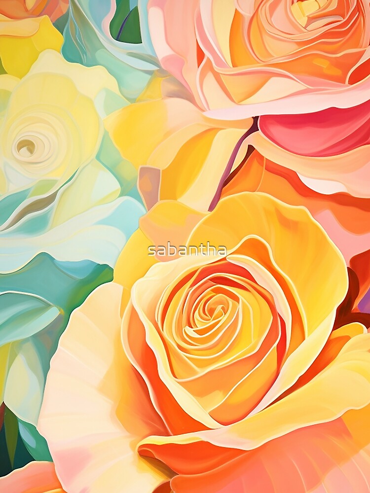 Rosatha - Pop Art Roses (1/4) by sabantha