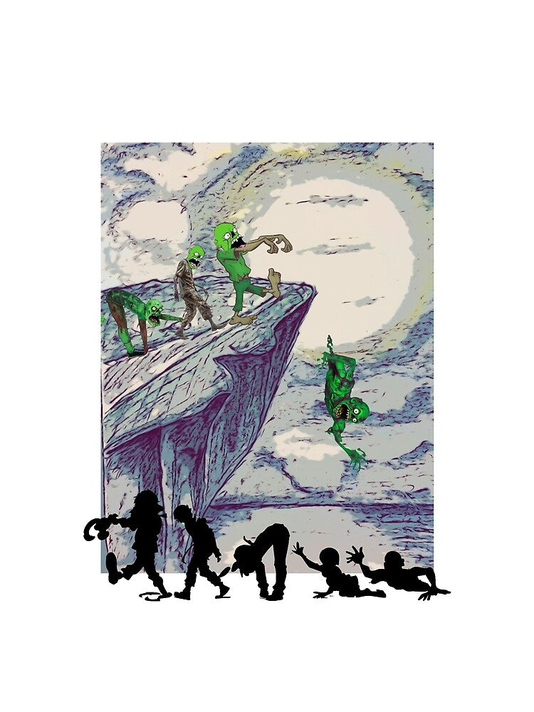 Zombie lemmings by Glenbobagins