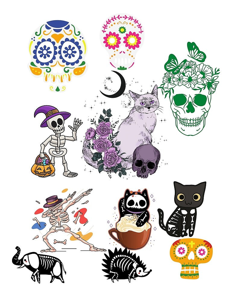 Skeleton Halloween Sublimation Bundle by KAONZA
