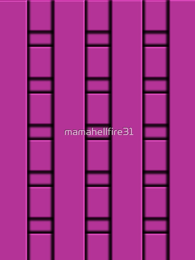 3D Purple Geometric Abstract Pattern by mamahellfire31