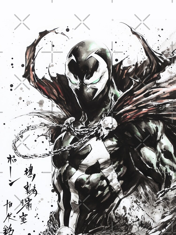 Spawn Sumi-e by AnimeArsenalPrints