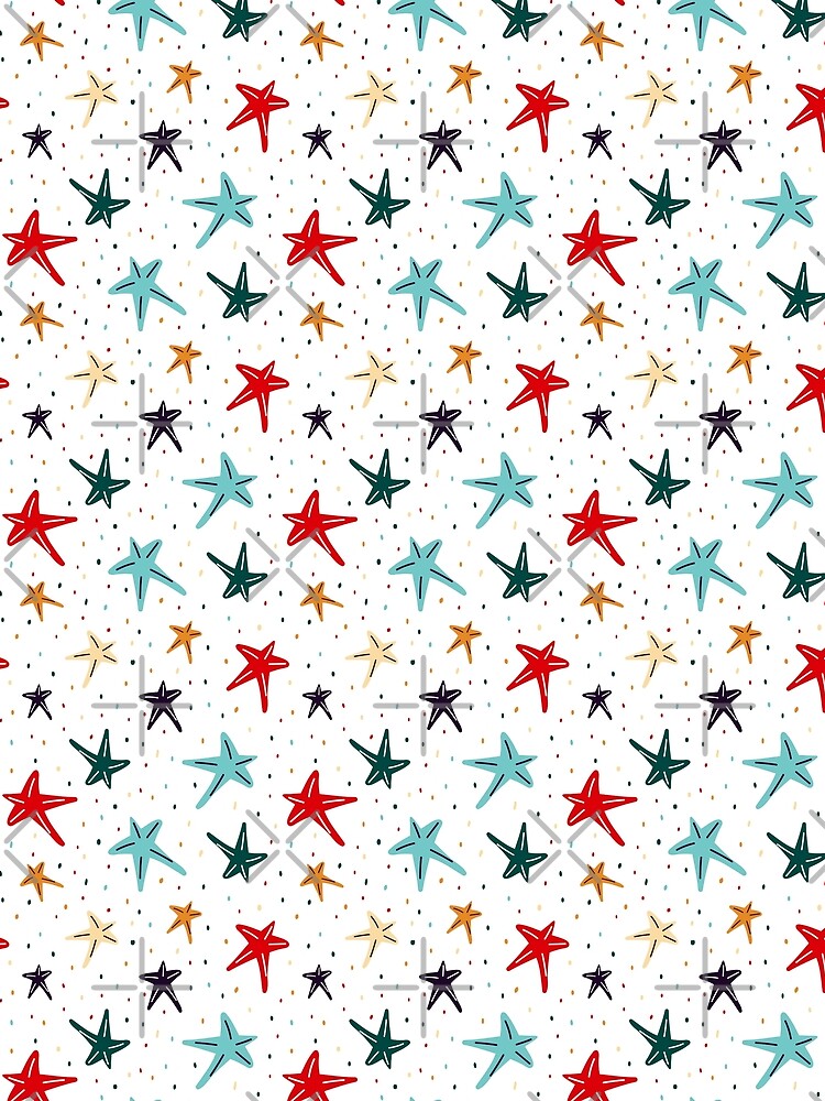 Three-colored stars in a galaxy far, far away. Cute and easy-going for teenagers. by isaartboho