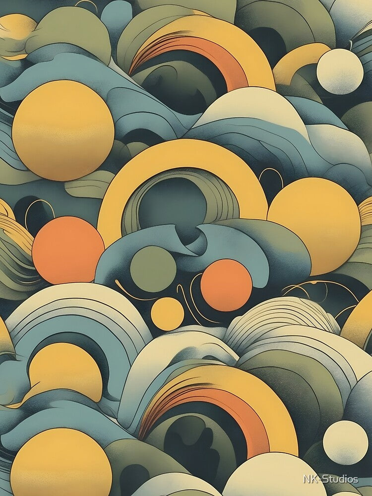 Abstract Organic Boho Pattern by NK-Studios
