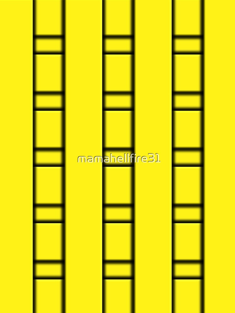 3D Yellow Geometric Abstract Pattern by mamahellfire31
