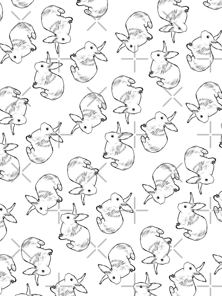 Maggie May Rabbit All-over Print by rachel-e-church