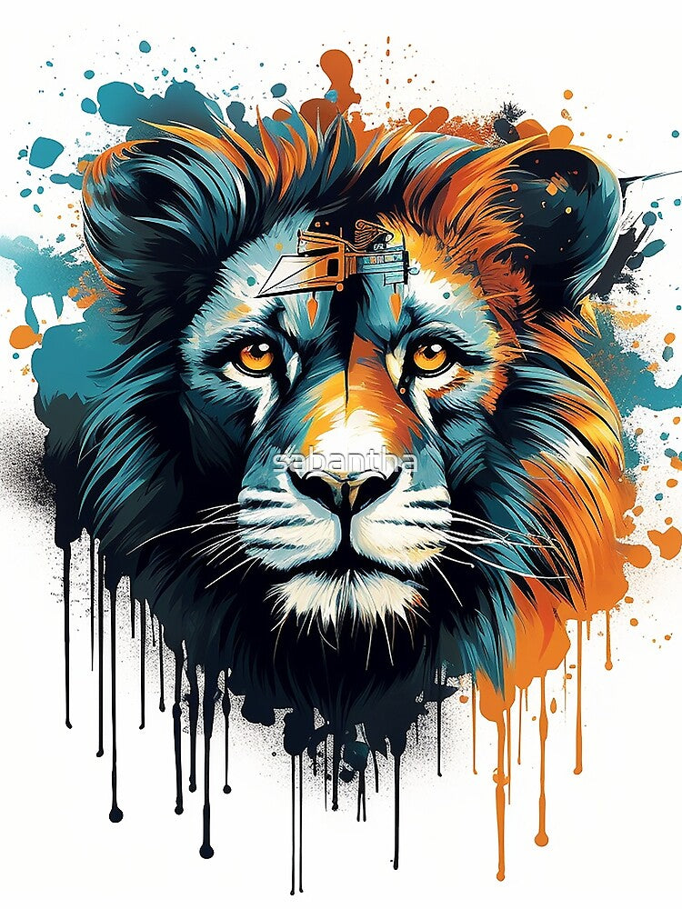 Tyllion - Lion portrait (1/4) by sabantha
