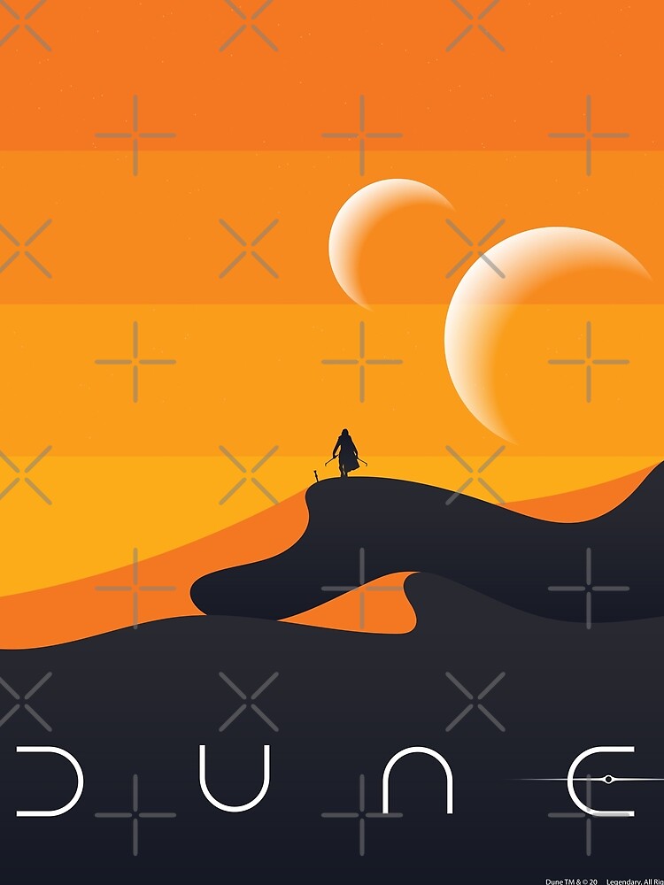 Dune 2021, Arrakis Poster by blackdogshop