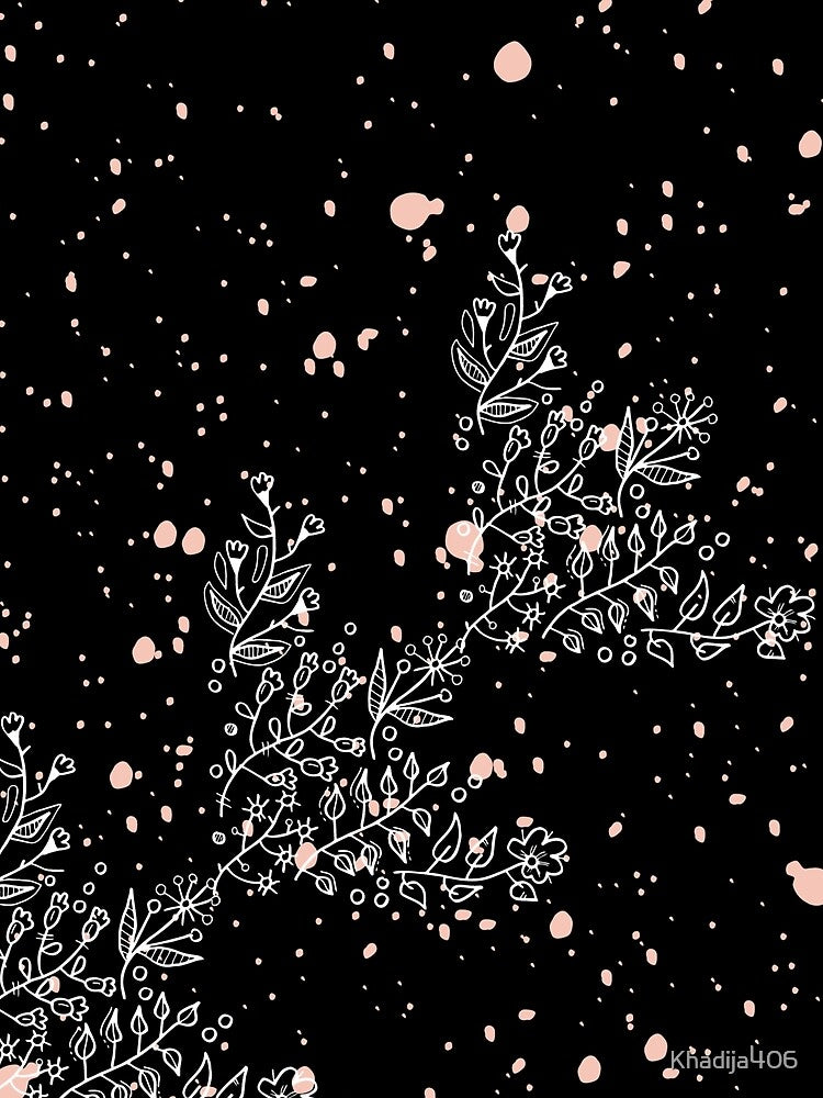 pattern of stones and flowera by Khadija406