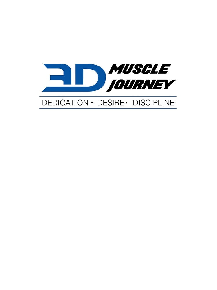 3D Black Logo Muscle Journey Dedication Desire Discipline by amandac9