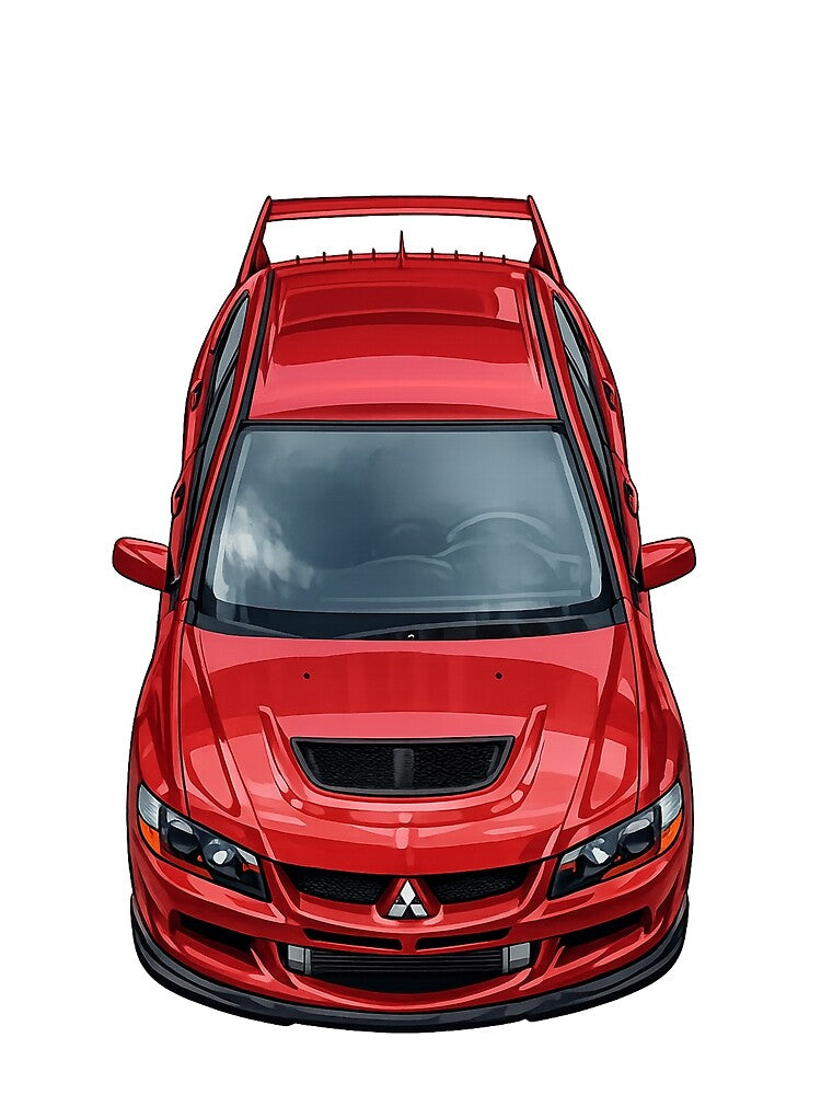 Mitsubishi Lancer Evolution 8 MR Palma Red by TheMitsuGuy