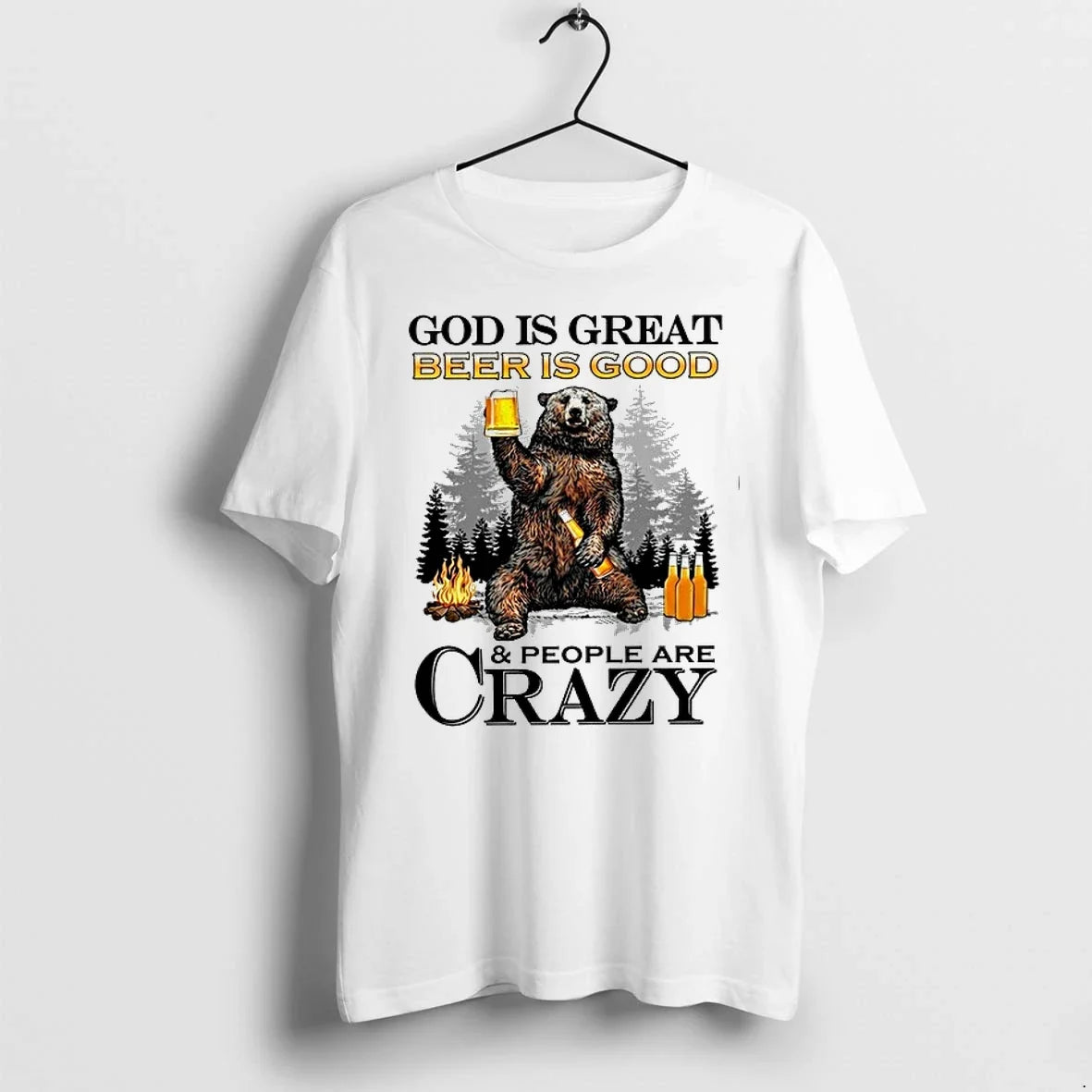 God Is Great Michelob Ultra Is Good And People Are Crazy 0 Tshirts Sweater Unisex