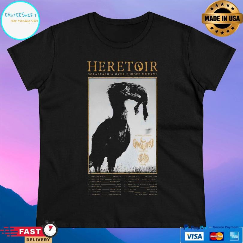 Heretoir European Tour 2026 Shirt Unisex