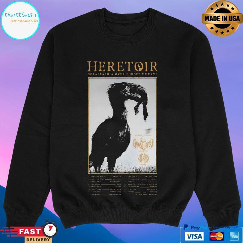 Heretoir European Tour 2026 Shirt Unisex