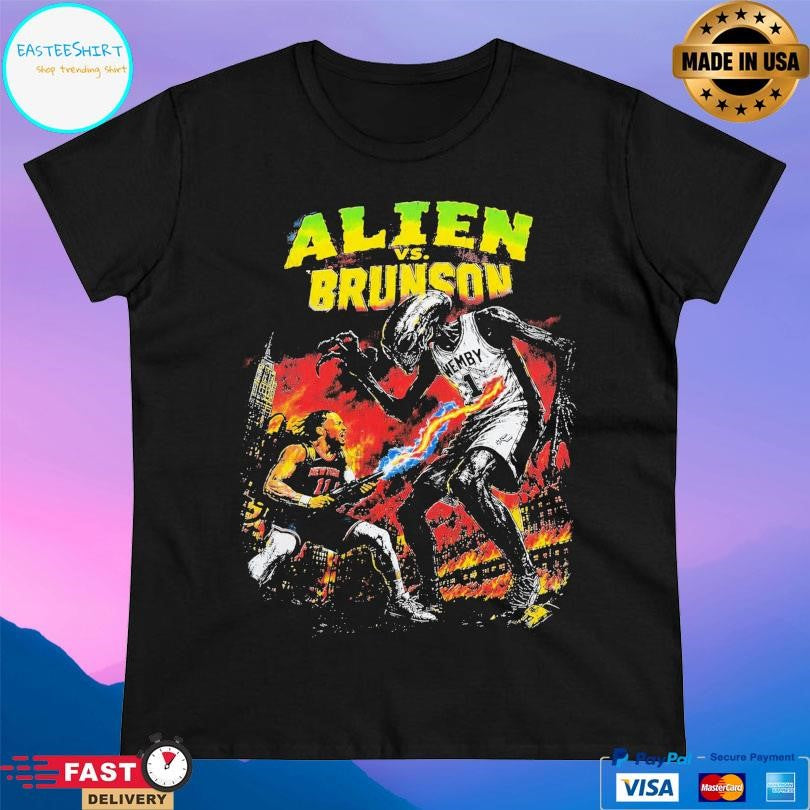 Kiy Kiy Studios Alien Vs New York Shirt Unisex