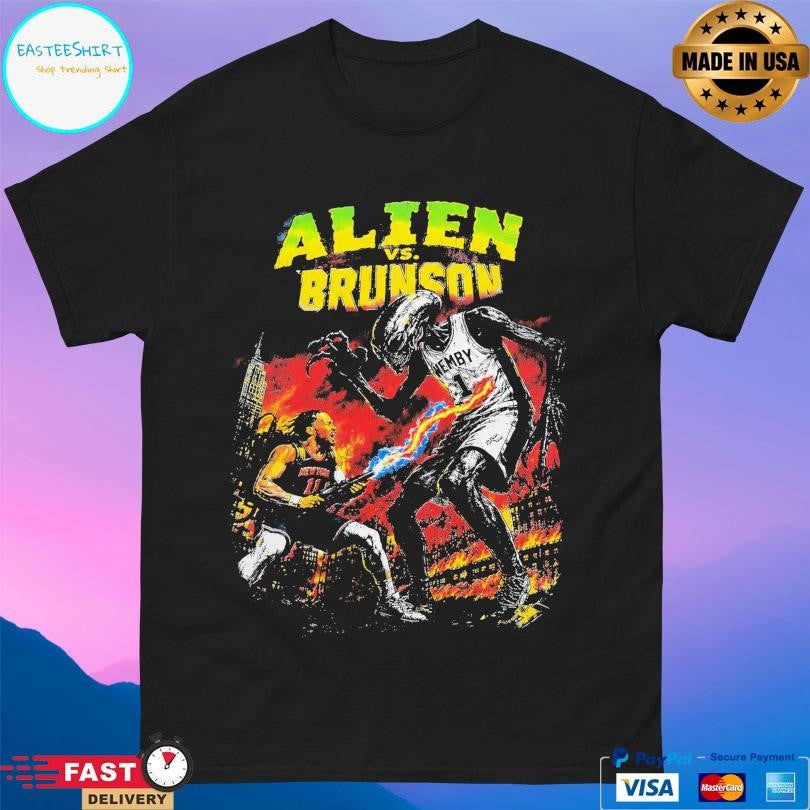 Kiy Kiy Studios Alien Vs New York Shirt Unisex