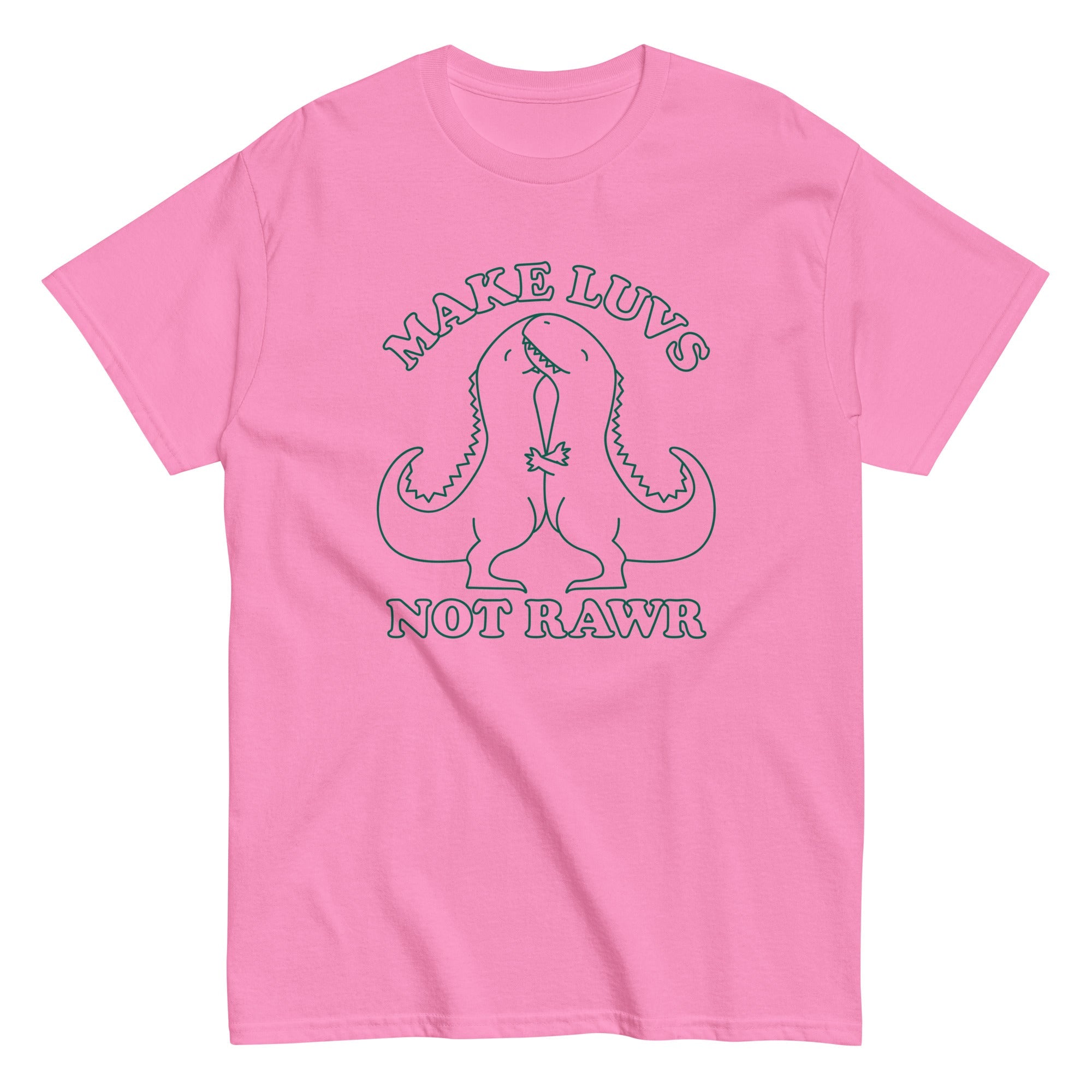 Make Luvs Not Rawr Men's Classic Tee