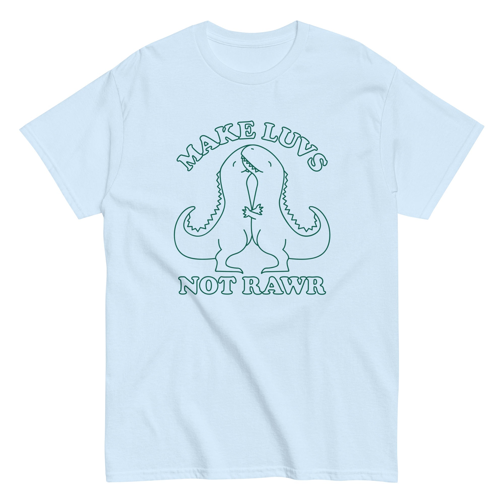 Make Luvs Not Rawr Men's Classic Tee