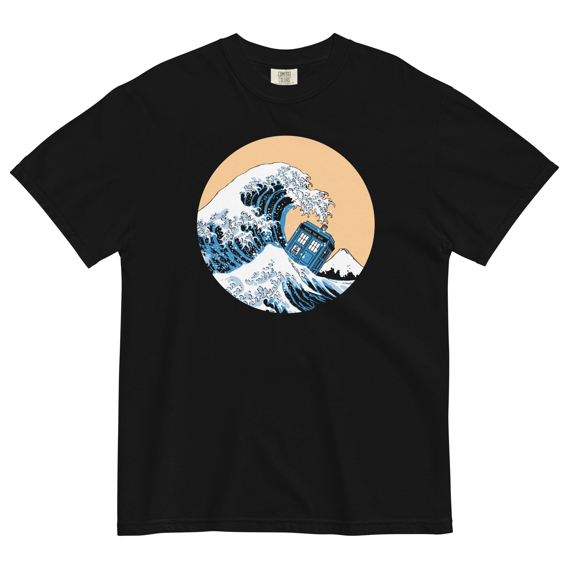 Police Box Wave Men's Relaxed Fit Tee
