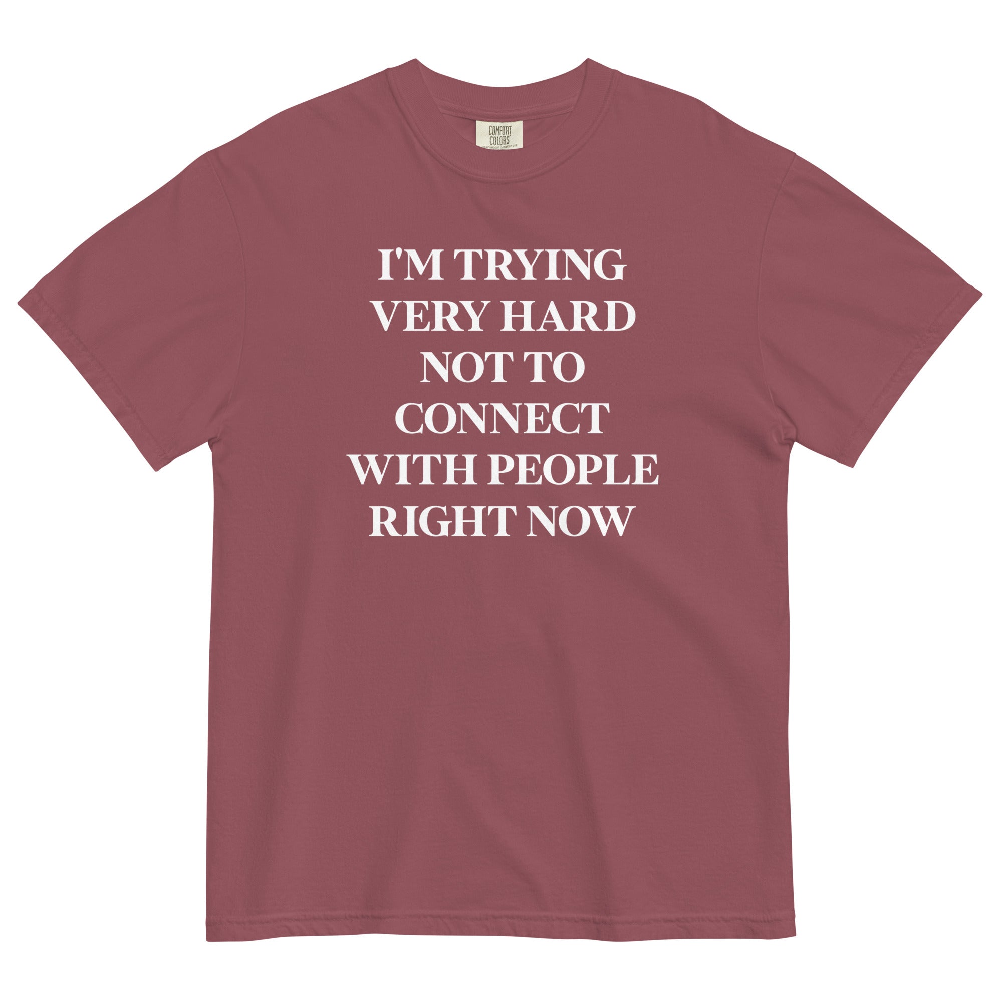 Trying Very Hard Not To Connect Men's Relaxed Fit Tee
