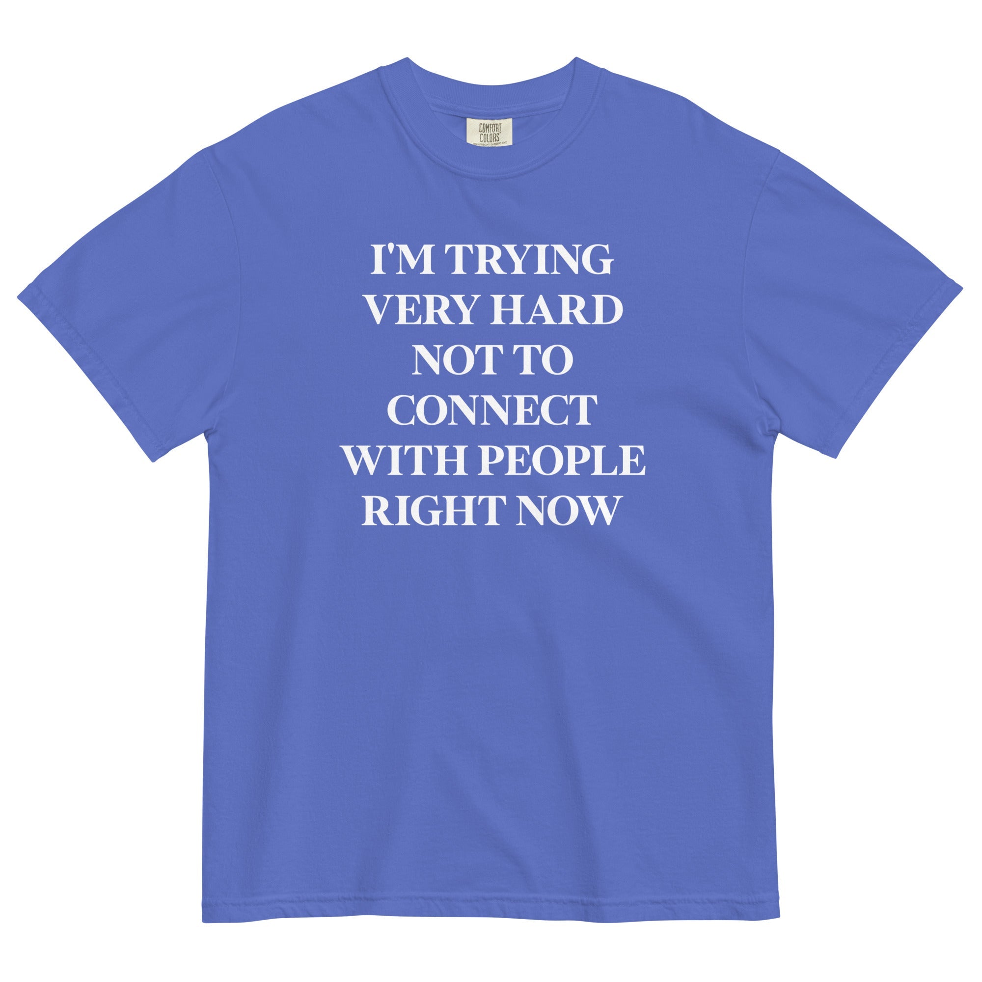 Trying Very Hard Not To Connect Men's Relaxed Fit Tee